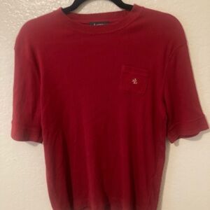 Lauren Ralph Lauren Deep Red Short Sleeve Top